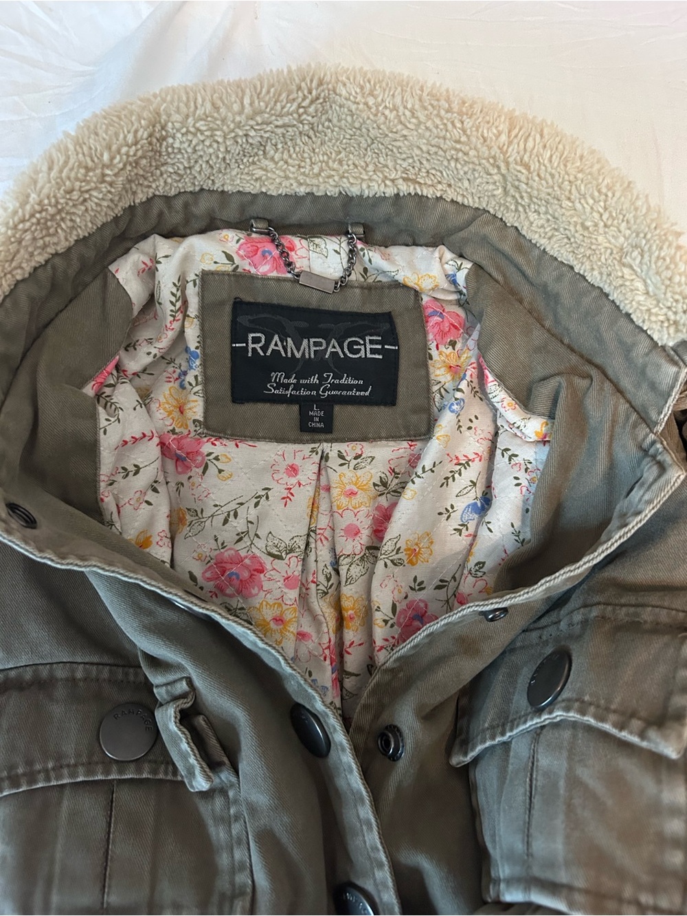 Vintage Rampage Military/Utility Jacket - Picture 2 of 4